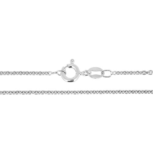 Ankerkjede35, 42-45cm, 925 sølv - KNASK