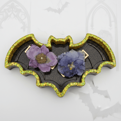 BATMAN pyntebrett - gult og svart holografisk glitter - Interiør KNASK