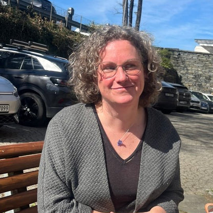 BLÅVEIS smykke - ekte tørket blomst - Smykke KNASK