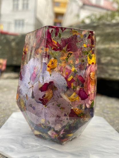 Blomster - symfoni oppbevaringskopp, tørkede blomster - Interiør KNASK
