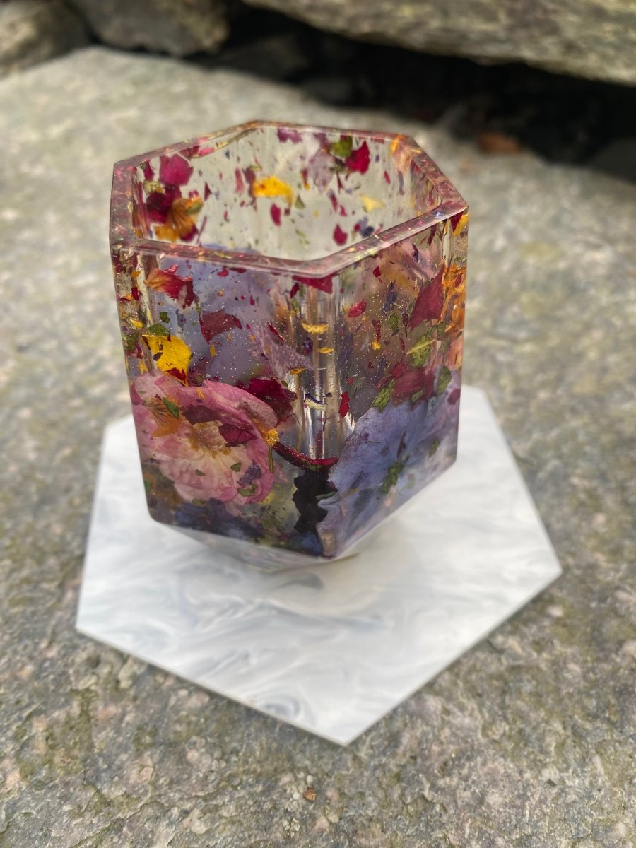 Blomster - symfoni oppbevaringskopp, tørkede blomster - Interiør KNASK