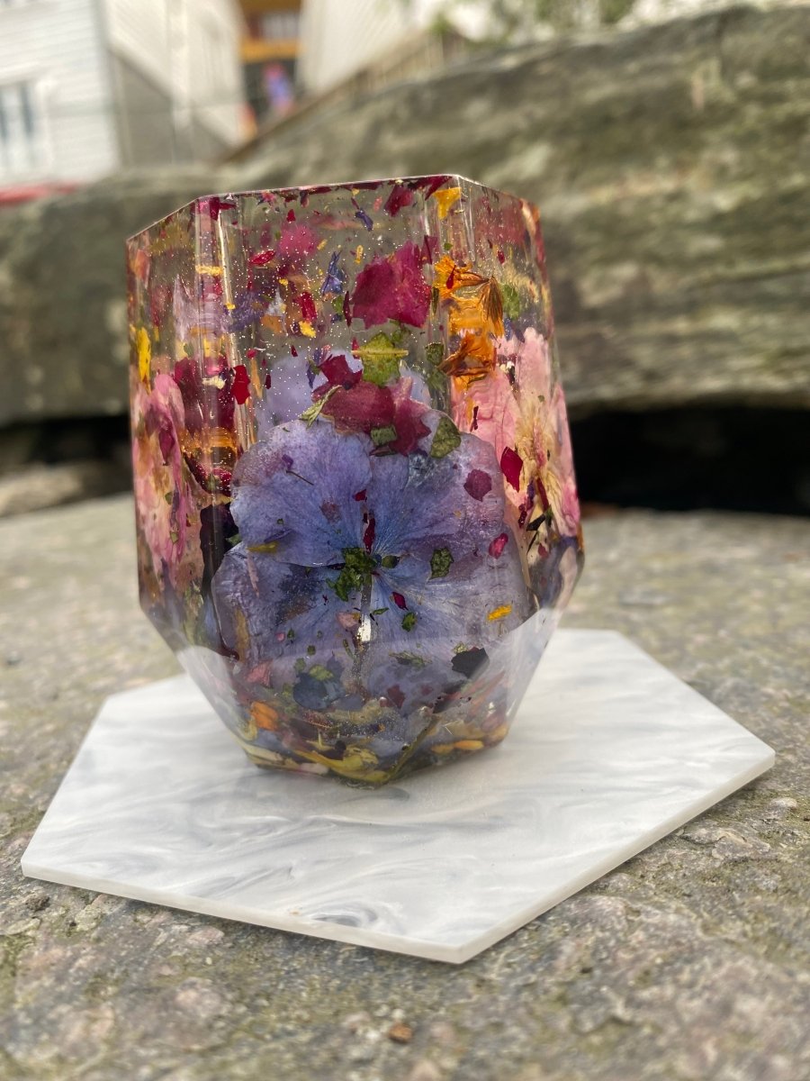 Blomster - symfoni oppbevaringskopp, tørkede blomster - Interiør KNASK