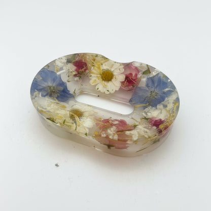 BLOMSTERBAD såpeskål – blomsterkunst av ekte tørkede blomster - Interiør KNASK