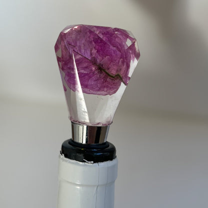 BLOMSTERKUNST VINSTOPPER, ekte svevende blomster - Interiør KNASK