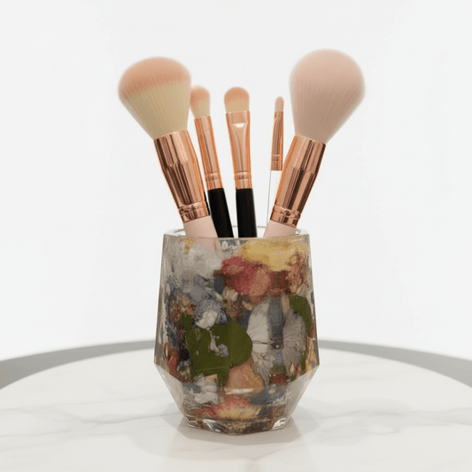 BLOMSTERSYMFONI oppbevaringskopp, ekte tørkede blomster - Interiør KNASK