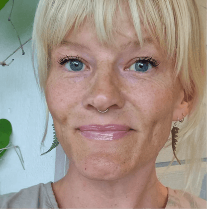 BREGNER øredobber, ekte 3D - tørket plante, 925 sølv - Øredobber KNASK