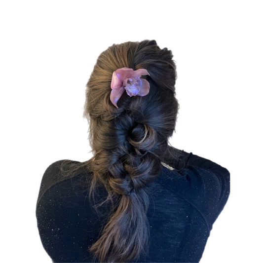 CYMBIDIUM orkidé hårnål, ekte tørket blomst - Hårpynt KNASK