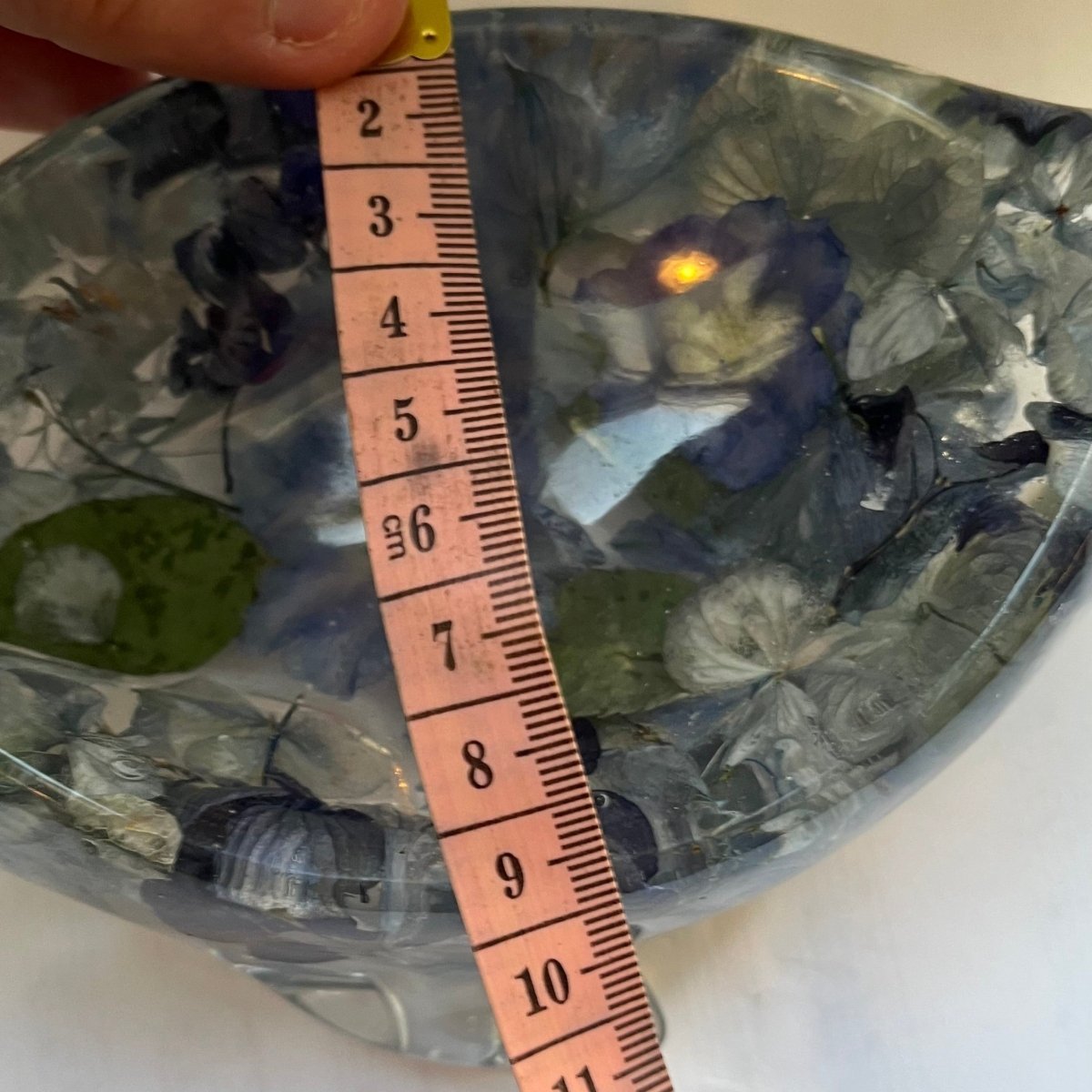 DELFINIUM såpeskål - ekte tørkede blomster - Interiør KNASK