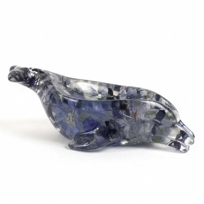 DELFINIUM såpeskål - ekte tørkede blomster