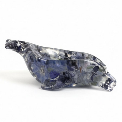 DELFINIUM såpeskål - ekte tørkede blomster