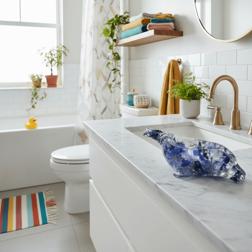 DELFINIUM såpeskål - ekte tørkede blomster - Interiør KNASK