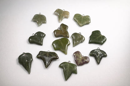 EFØY øredobber - ekte tørkede blader, sølv - Øredobber KNASK