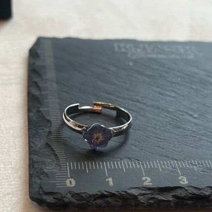 FORGLEMMEGEI ring - ekte tørket blomst - Ringer KNASK