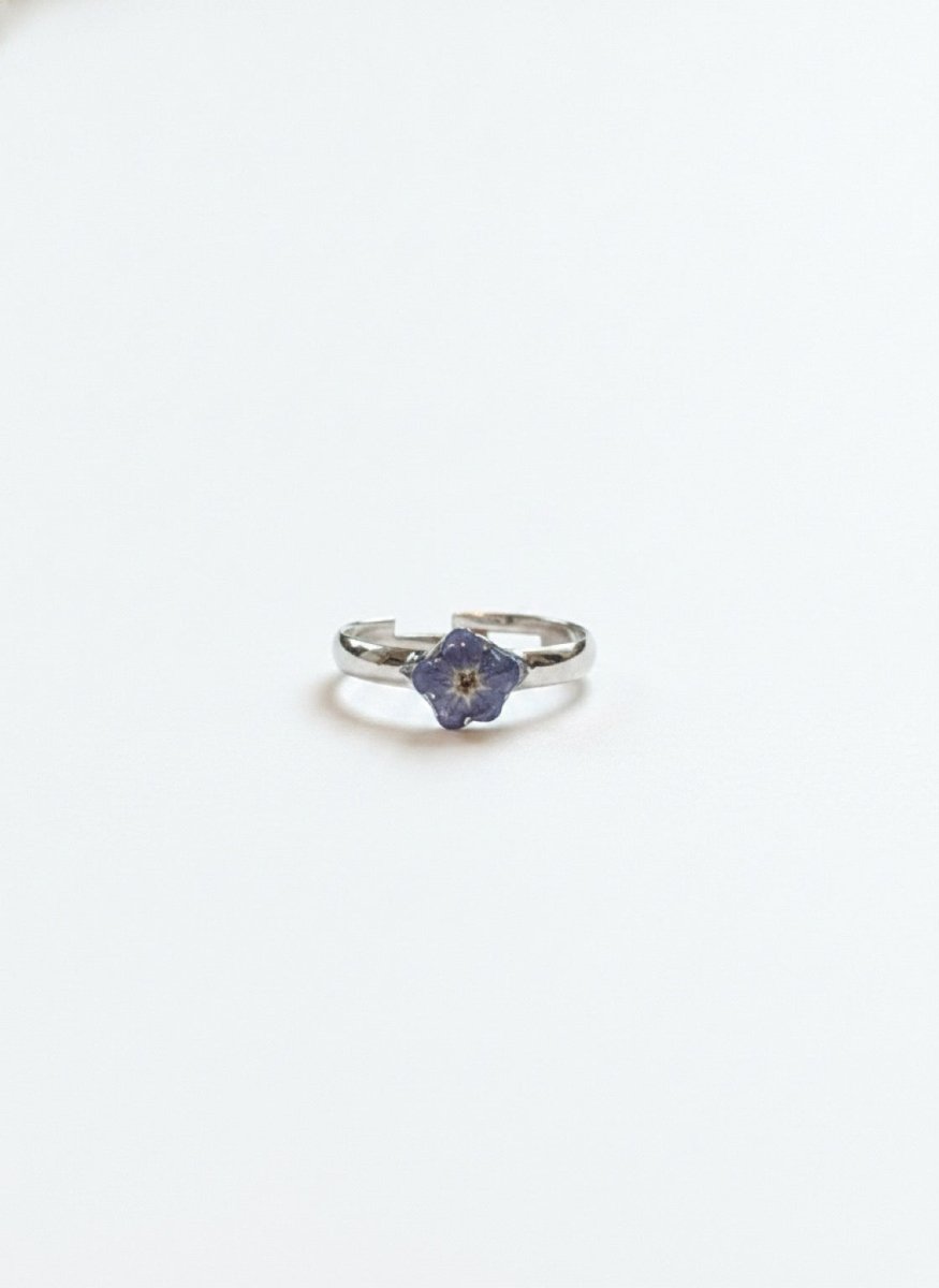 FORGLEMMEGEI ring - ekte tørket blomst - Ringer KNASK