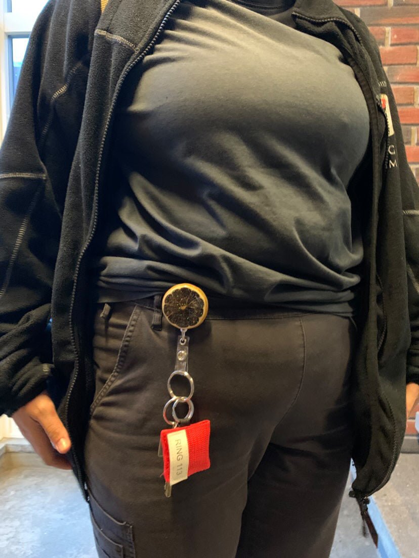 FRUKT ID - kortholder - ekte tørket frukt - Brosje KNASK