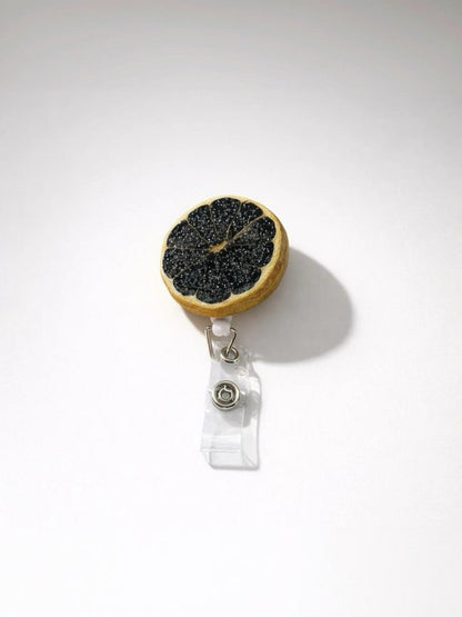 ID - KORT - HOLDER - ekte tørkede blomster - Brosje KNASK