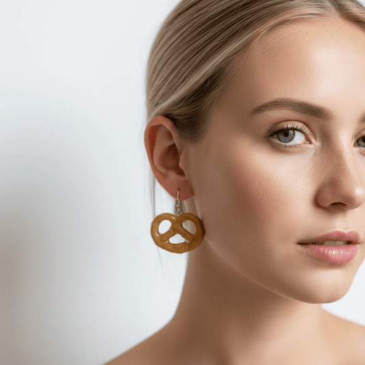 KRINGLE øredobber, sølv ørekroker - Øredobber KNASK