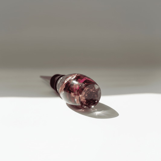 LILLA EVIGHETSBLOMST vinstopper, ekte tørket blomst - Interiør KNASK