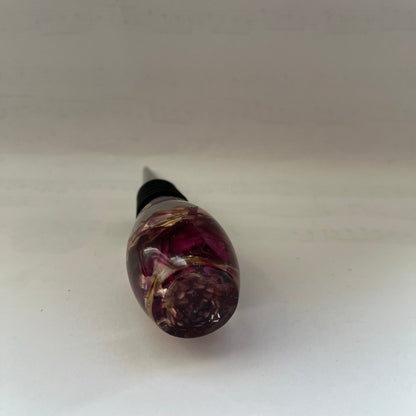 LILLA EVIGHETSBLOMST vinstopper, ekte tørket blomst - Interiør KNASK