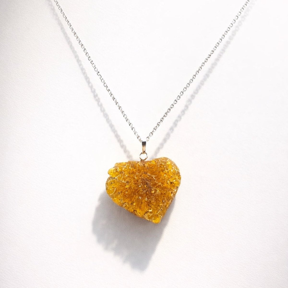 LØVETANN smykke - ekte tørket blomst - sølv - Smykke KNASK