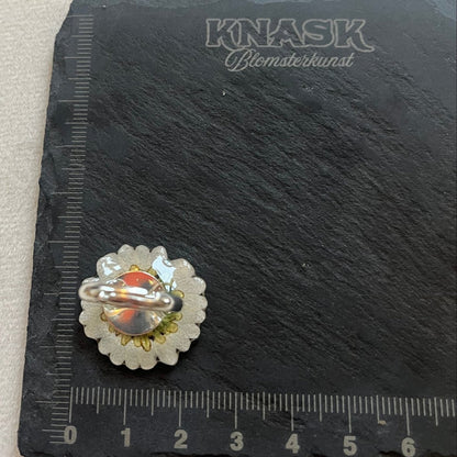 MARGERITT ring - ekte tørket blomst - Ringer KNASK
