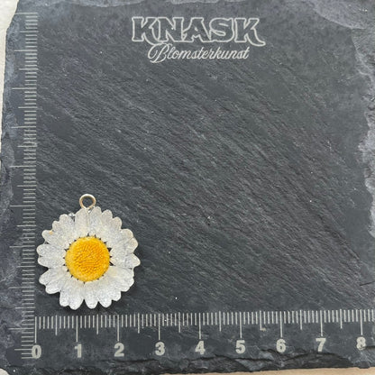 MARGERITT smykke - ekte tørket blomst - Smykke KNASK