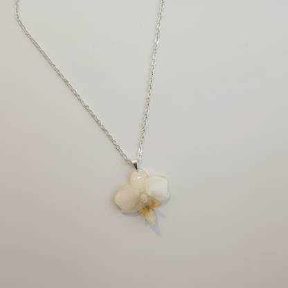 MINIATYR ORKIDÉ øredobber - ekte tørkede blomster - Øredobber KNASK