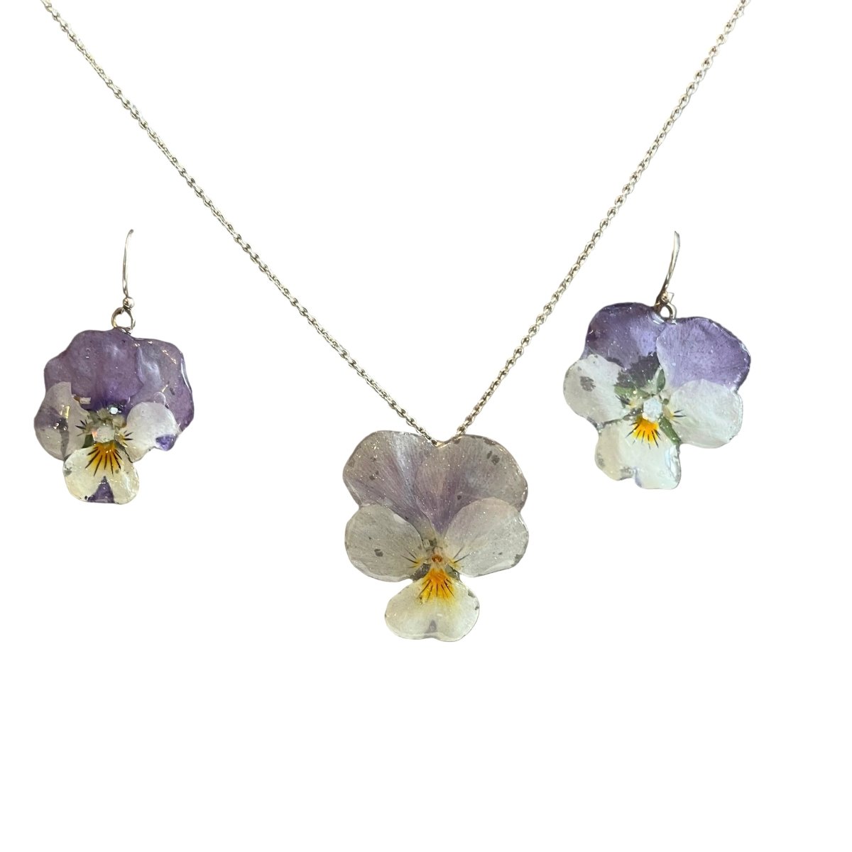 NATT & DAG gavesett - ekte tørkede blomster, sølv - Gavesett KNASK