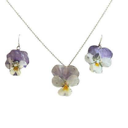 NATT & DAG gavesett - ekte tørkede blomster, sølv - Gavesett KNASK