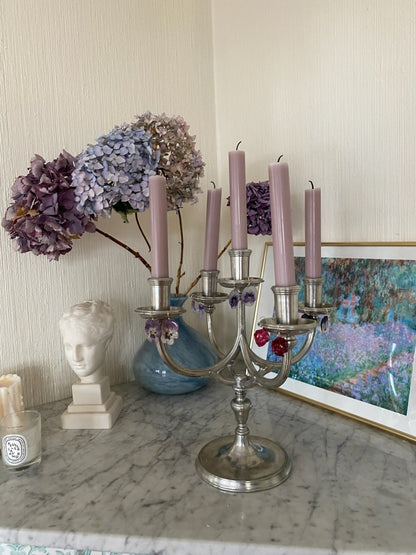 NESSA ROSER øredobber, ekte 3D - tørkede blomster, 925 sølv - Øredobber KNASK