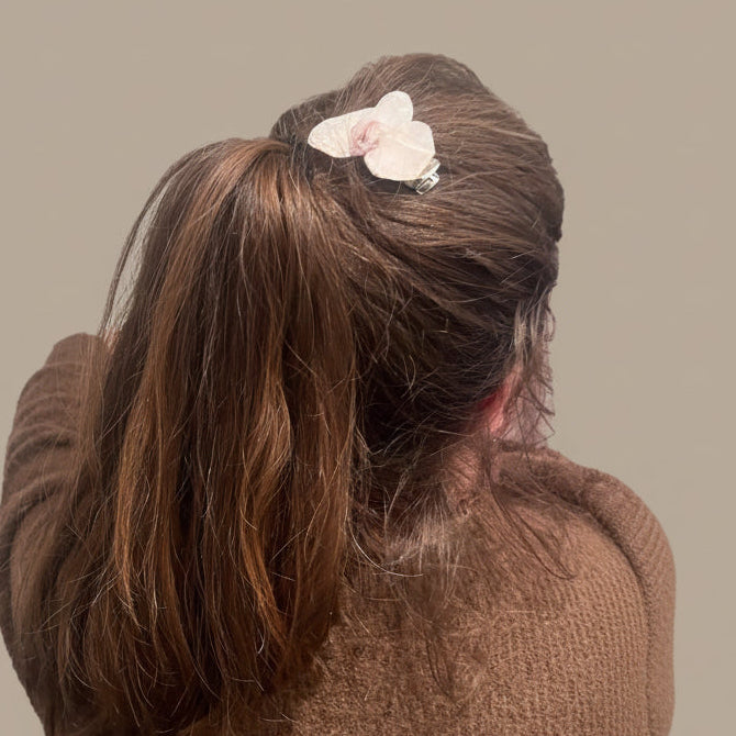 ORKIDÉ hårspenne - ekte tørket blomst - Hårpynt KNASK