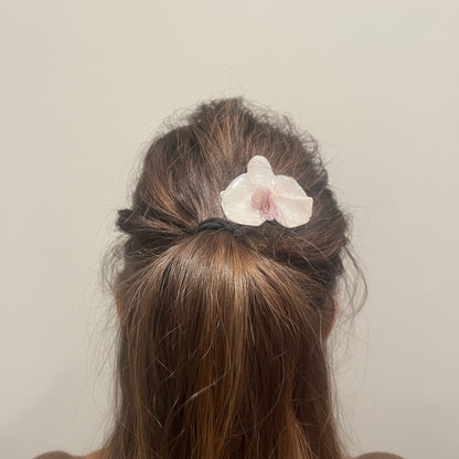 ORKIDÉ hårspenne - ekte tørket blomst - Hårpynt KNASK