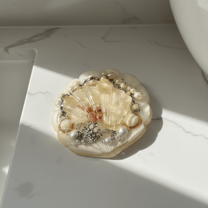 ORKIDÉ smykkeskrin - ekte tørket blomst og bling - Interiør KNASK