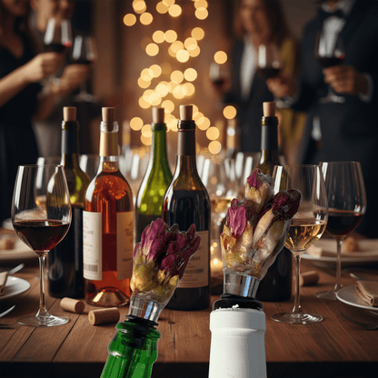 OverKNASKelse* VINSTOPPER, ekte tørkede blomster - Interiør KNASK