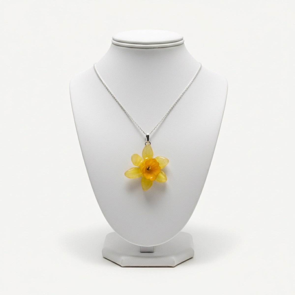 PÅSKELILJE smykke - ekte tørket blomst - Smykke KNASK