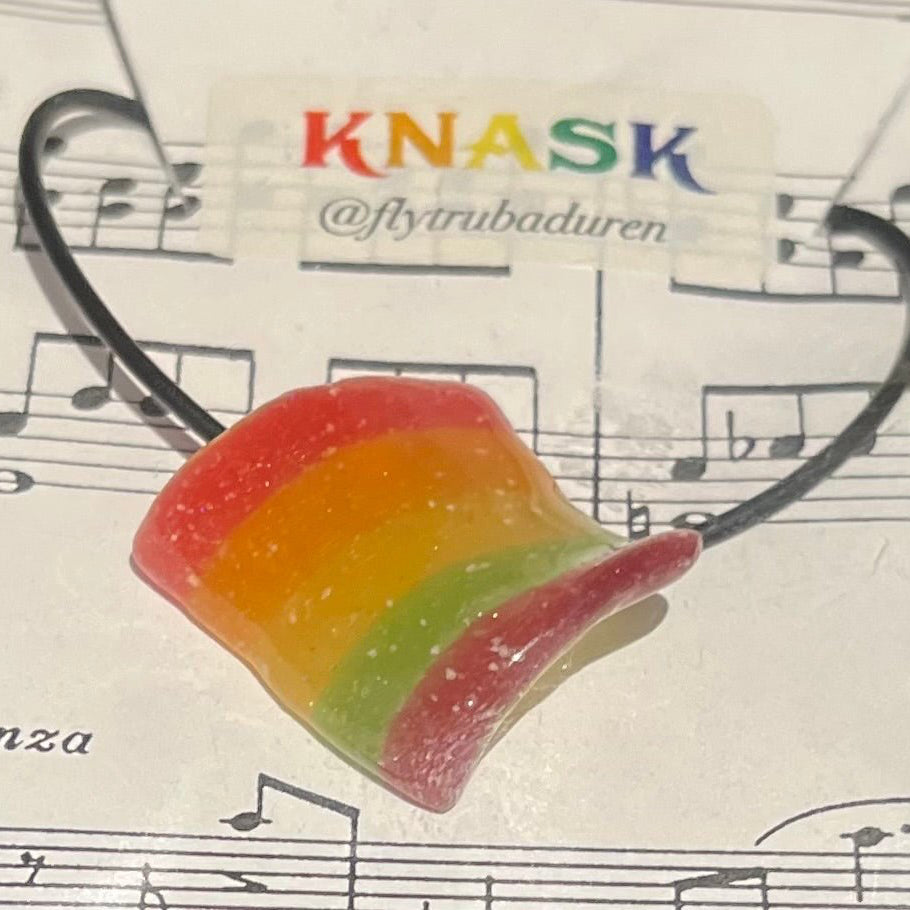 PRIDE regnbuesnop - smykke, ekte godteri - Smykke KNASK