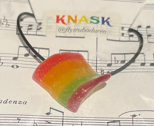 PRIDE regnbuesnop - smykke, ekte godteri - Smykke KNASK
