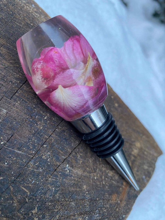 Rosa buskroser vinstopper, ekte tørkede blomster - KNASK