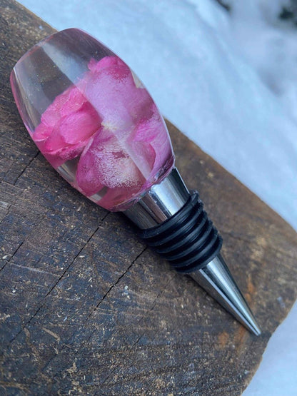 Rosa buskroser vinstopper, ekte tørkede blomster - KNASK