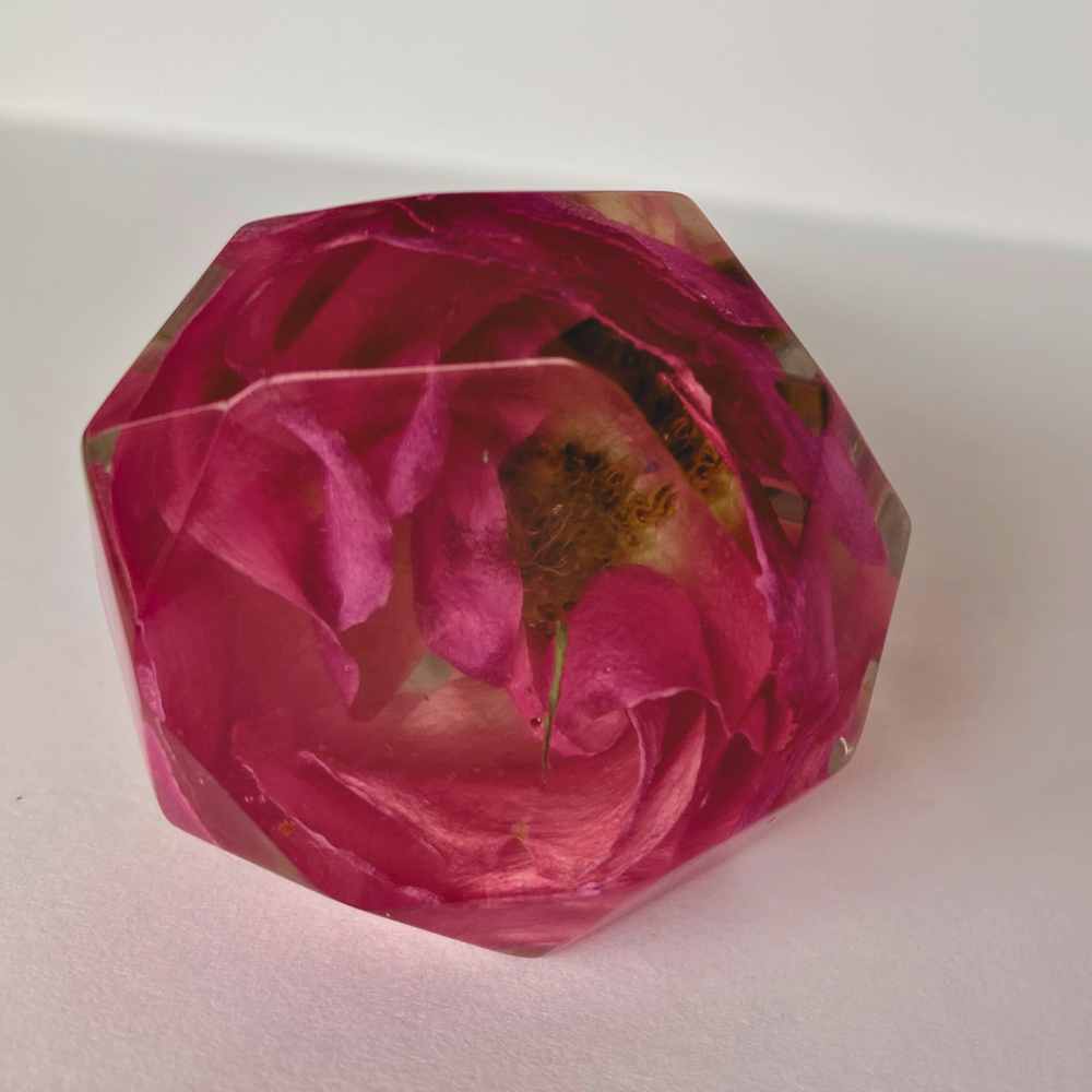 Rosa roser vinstopper, ekte tørkede blomster - Interiør KNASK