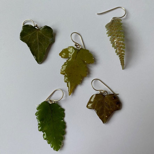 SINGEL - LØV øredobb 🍃🍂🍁 design dine egne par - Øredobber KNASK