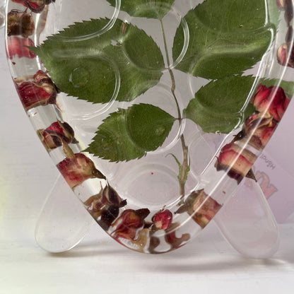 SKILPADDE pyntebrett - ekte roser - Interiør KNASK