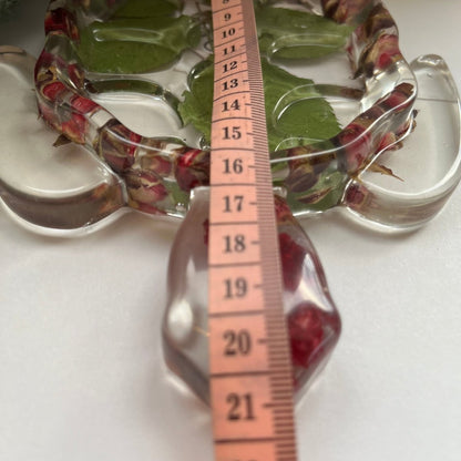 SKILPADDE pyntebrett - ekte roser - Interiør KNASK