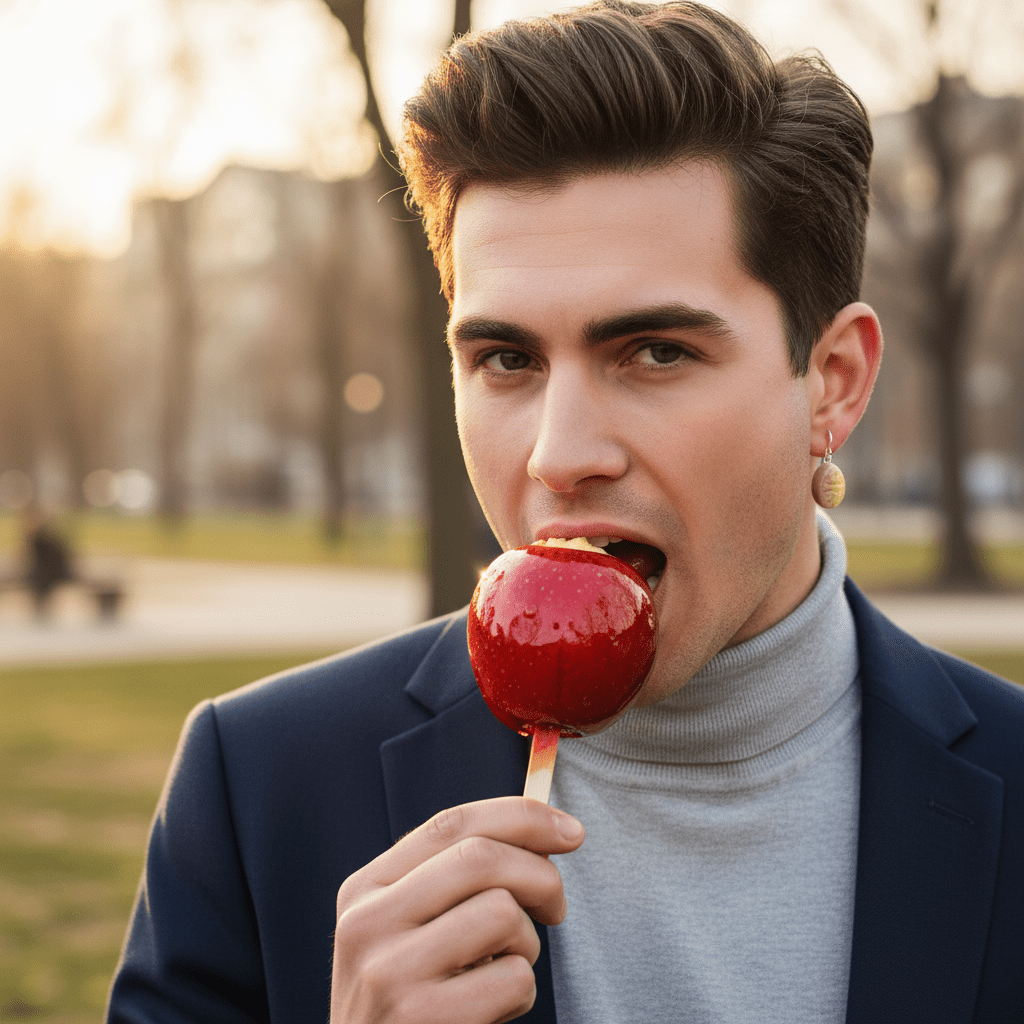 SMÅGODT øredobber, ekte godteri, 925 sølv - Øredobber KNASK