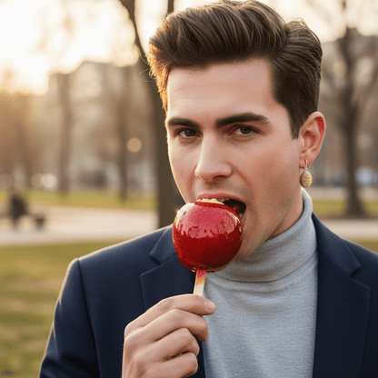 SMÅGODT øredobber, ekte godteri, 925 sølv - Øredobber KNASK