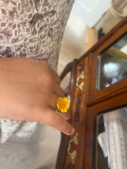 SMØRBLOMST ring, justerbar (barn eller voksen) - Ringer KNASK