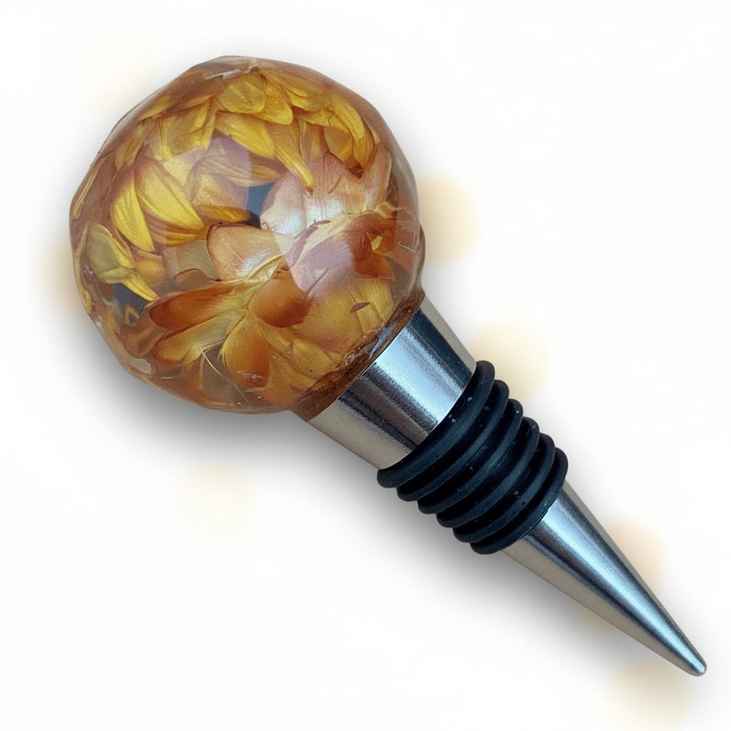 SOLHATT vinstopper, ekte tørket blomst - Interiør KNASK