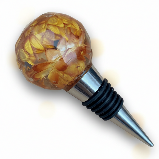 SOLHATT vinstopper, ekte tørket blomst - Interiør KNASK