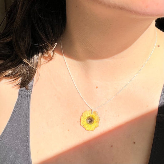 SOLLYKKE smykke - ekte tørket blomster - Smykke KNASK