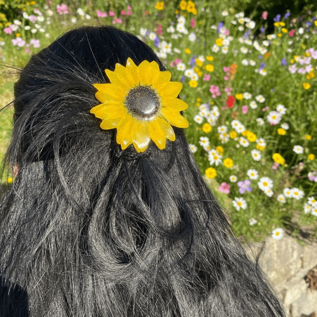SOLSIKKE hårspenne, krokodilleklemme - Hårpynt KNASK